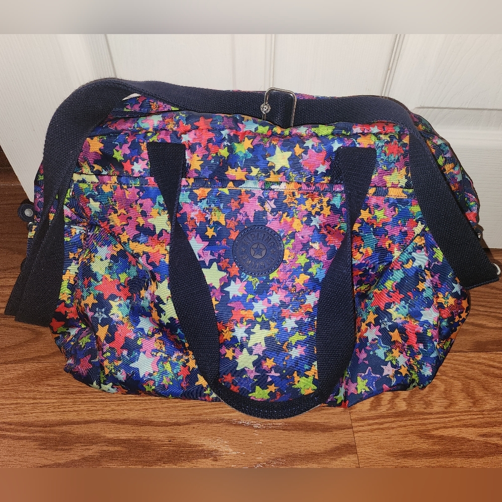 GUC Kiping Diaper Bag - Popper Kaleidoscope  Block Blue
